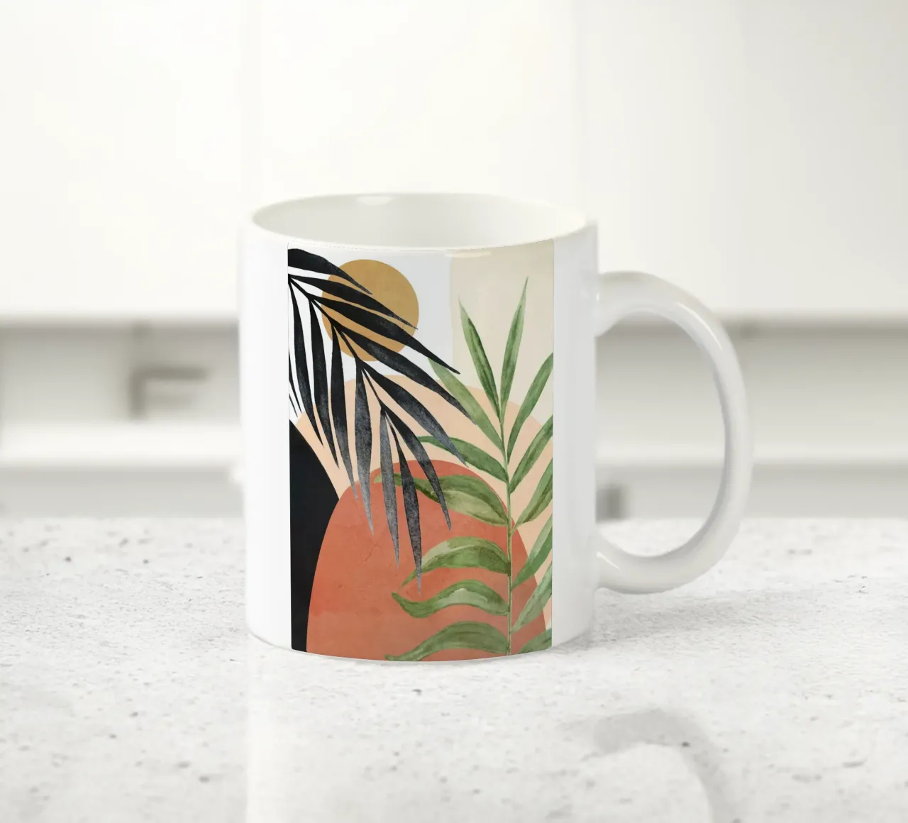 Abstract Tropical Art V tazza in ceramica da cityart