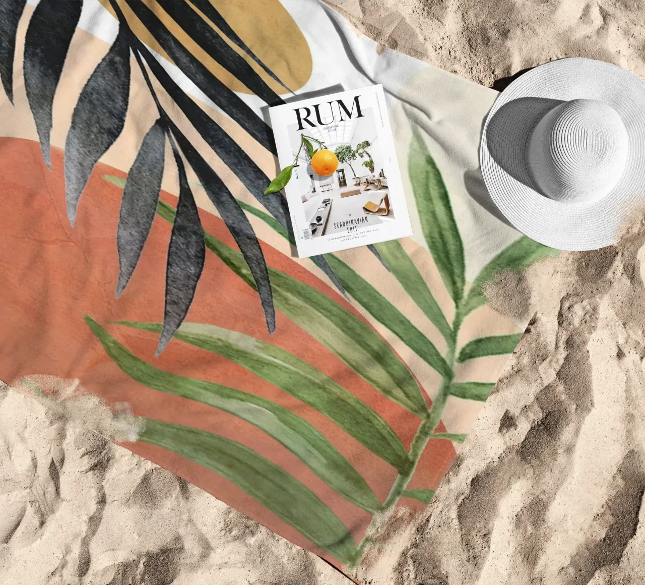 Abstract Tropical Art V telo mare da cityart