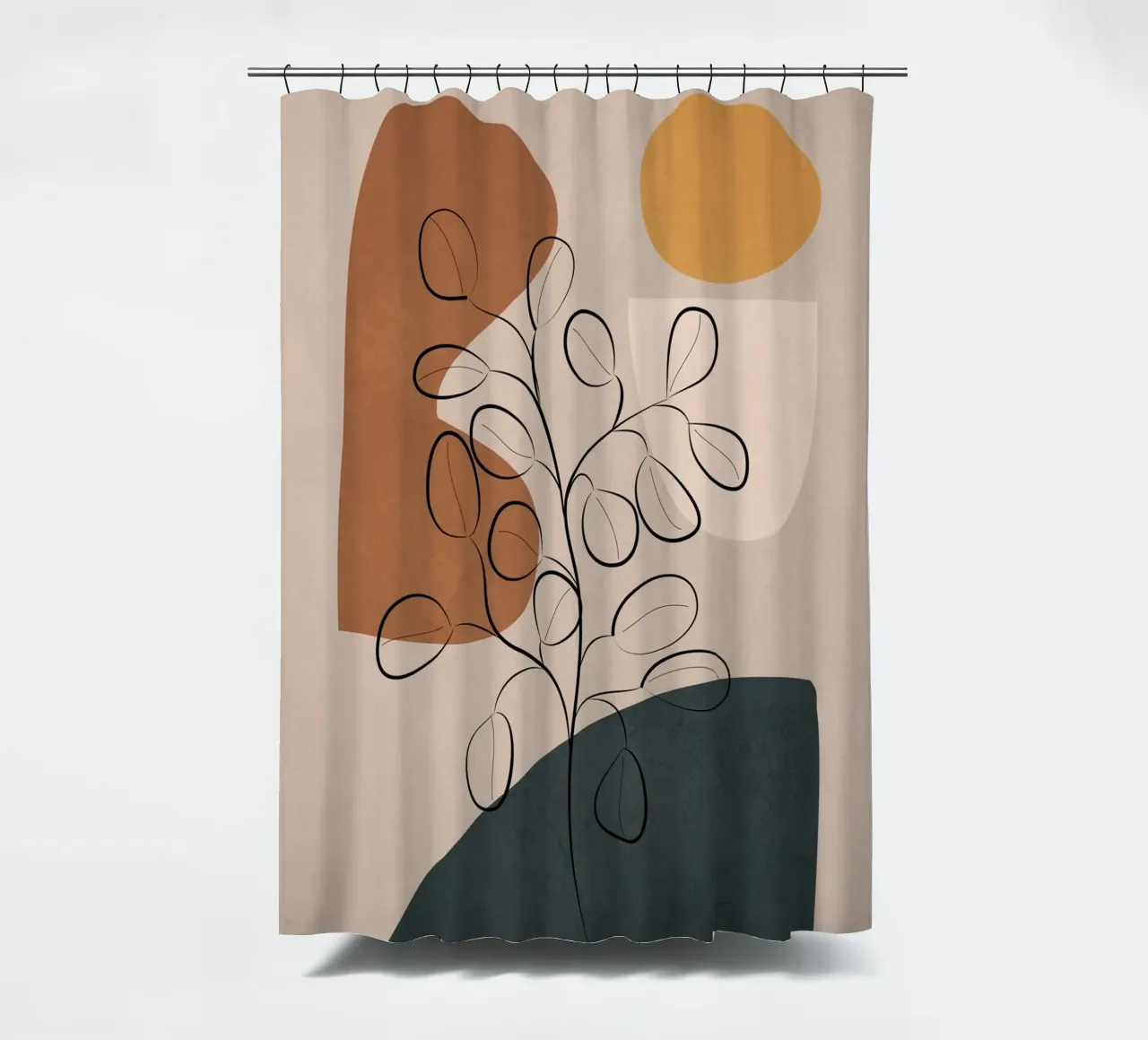 Abstract Minimal Plant 1 tenda da doccia da cityart