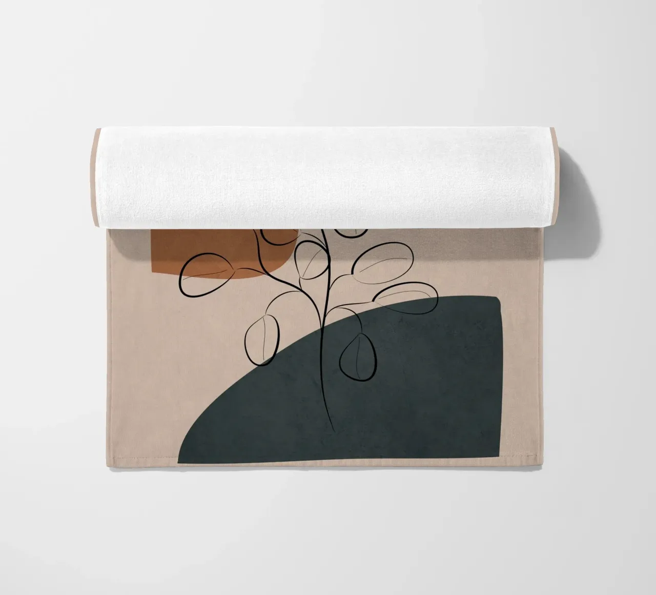 Abstract Minimal Plant 1 telo mare da cityart