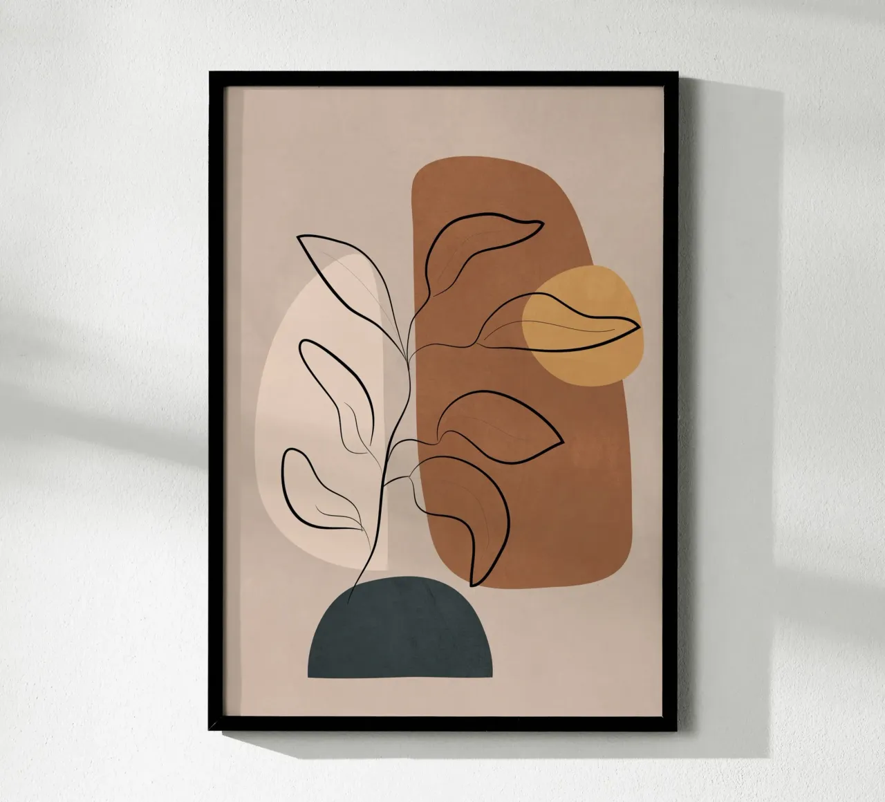 Abstract Minimal Plant 2 carta hahnemühle da cityart