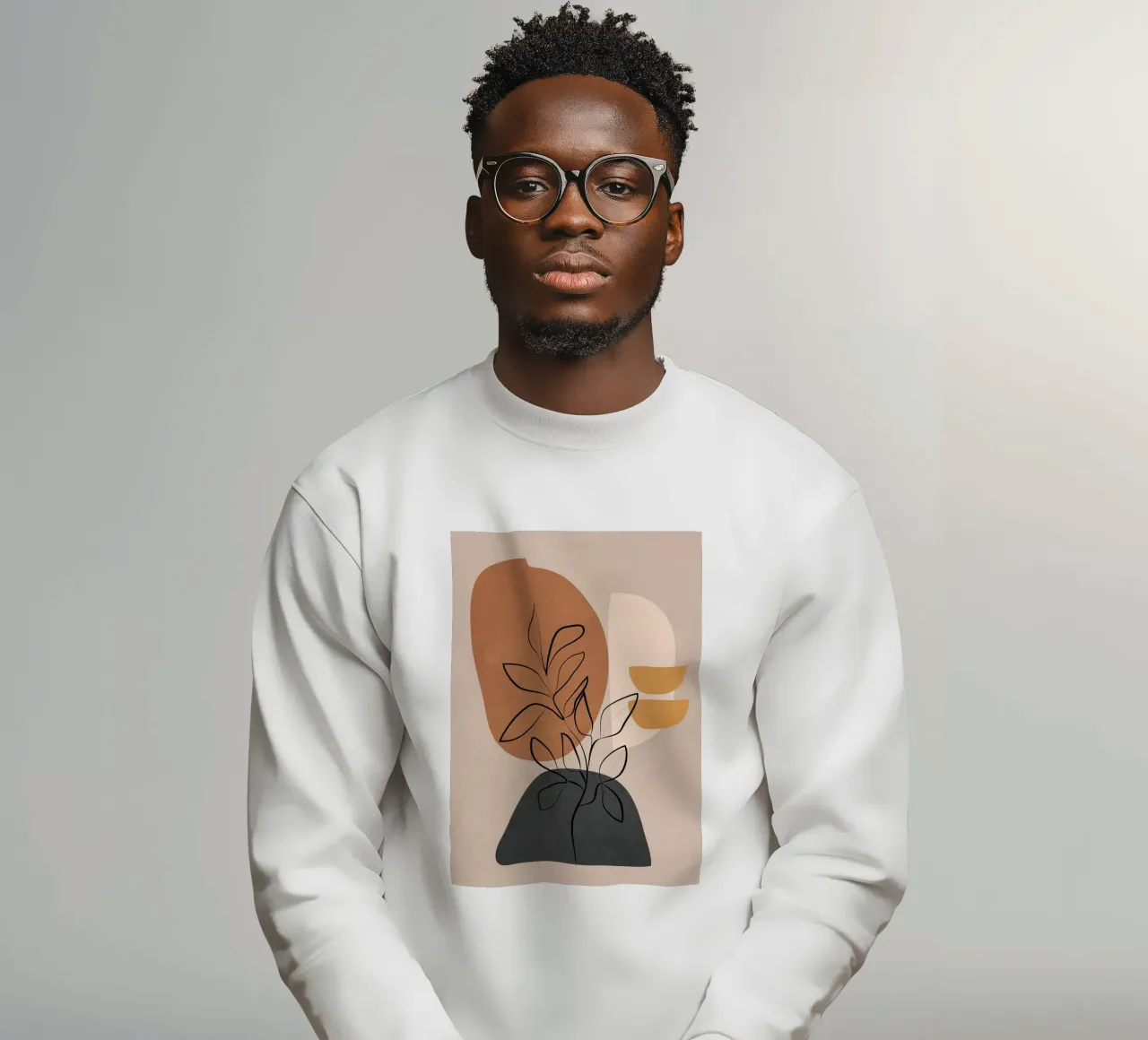 Abstract Minimal Plant 3 felpa da cityart