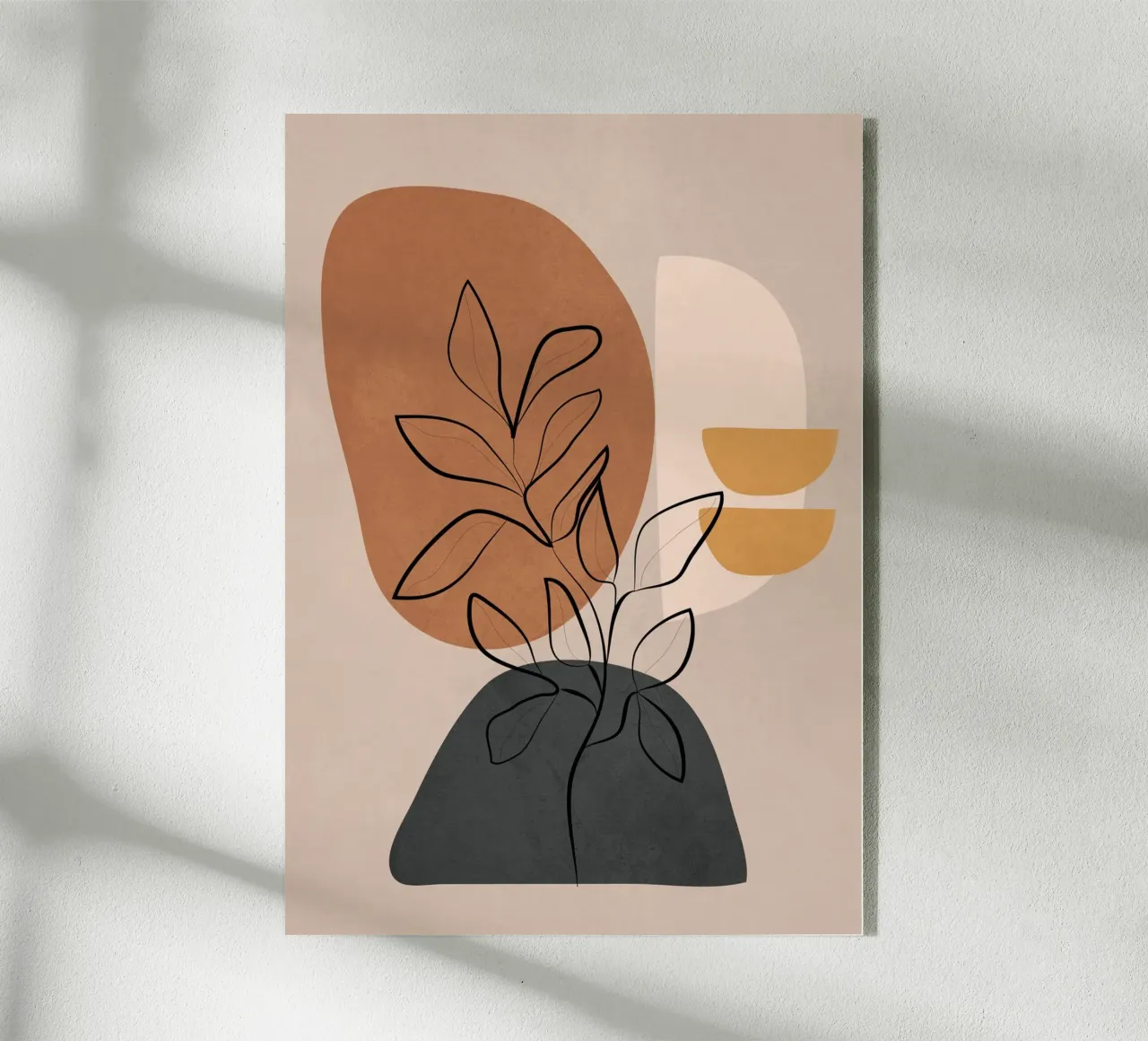 Abstract Minimal Plant 3 plexiglass da cityart