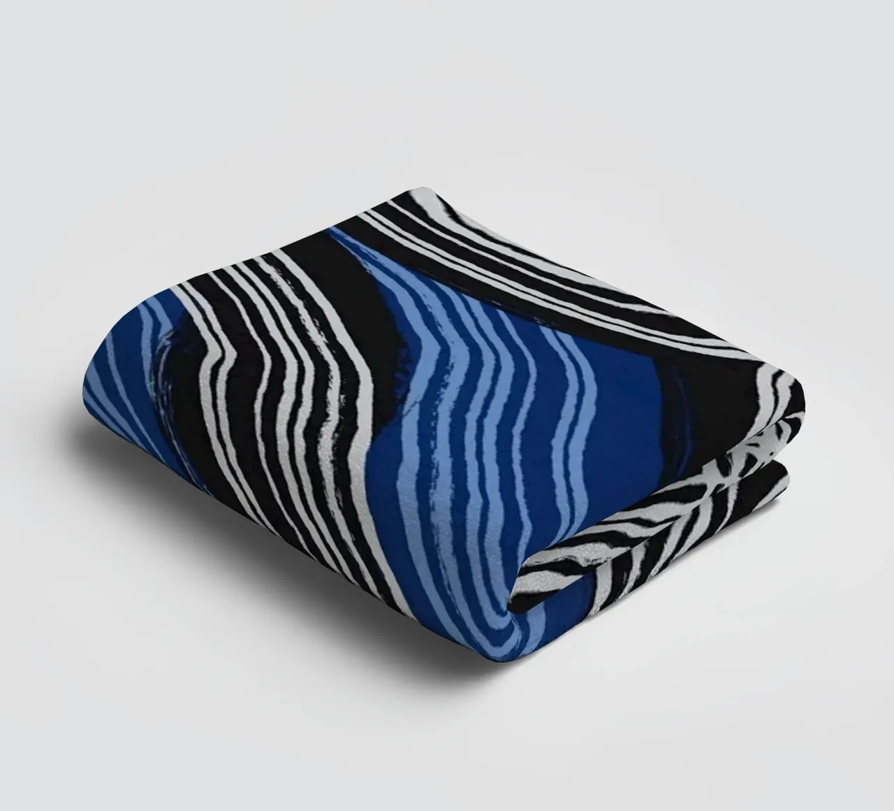 Line abstraction 25 towel by Little Dean