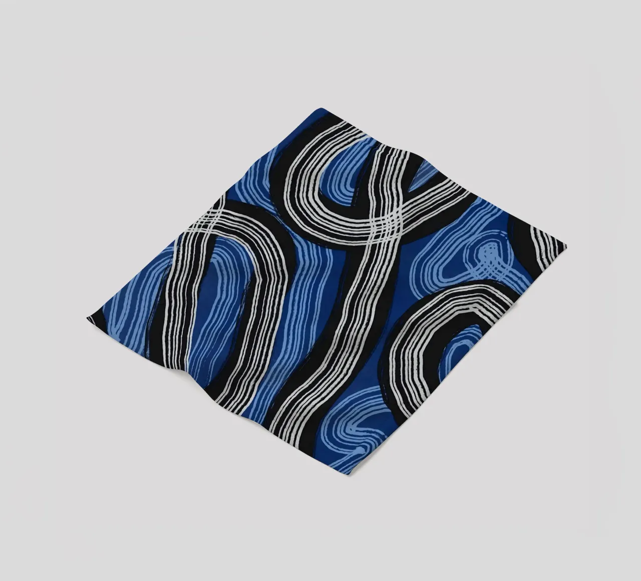 Astrazione delle linee 25 coperta in pile da Little Dean