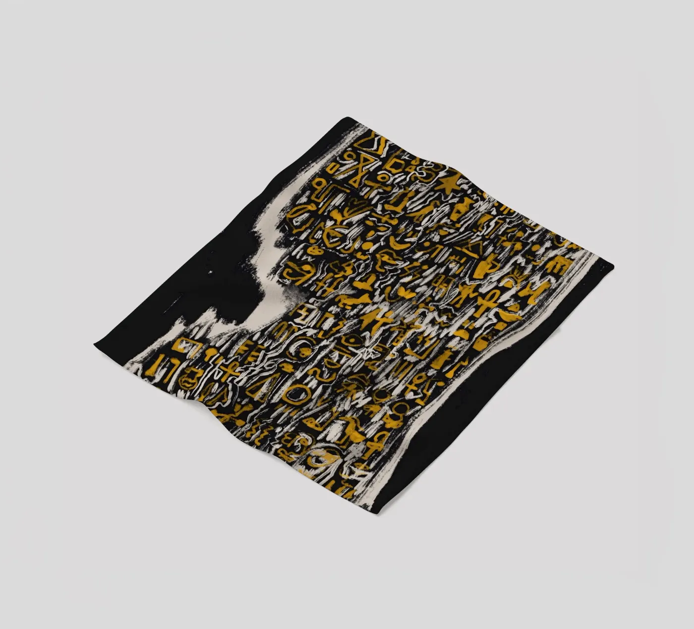 Scriptography fleece blanket by Little Dean