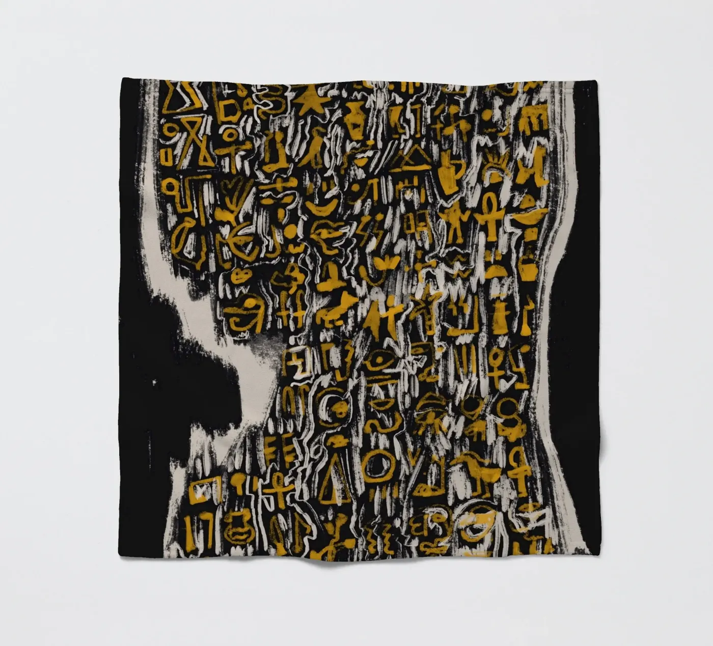 Scriptography fleece blanket by Little Dean