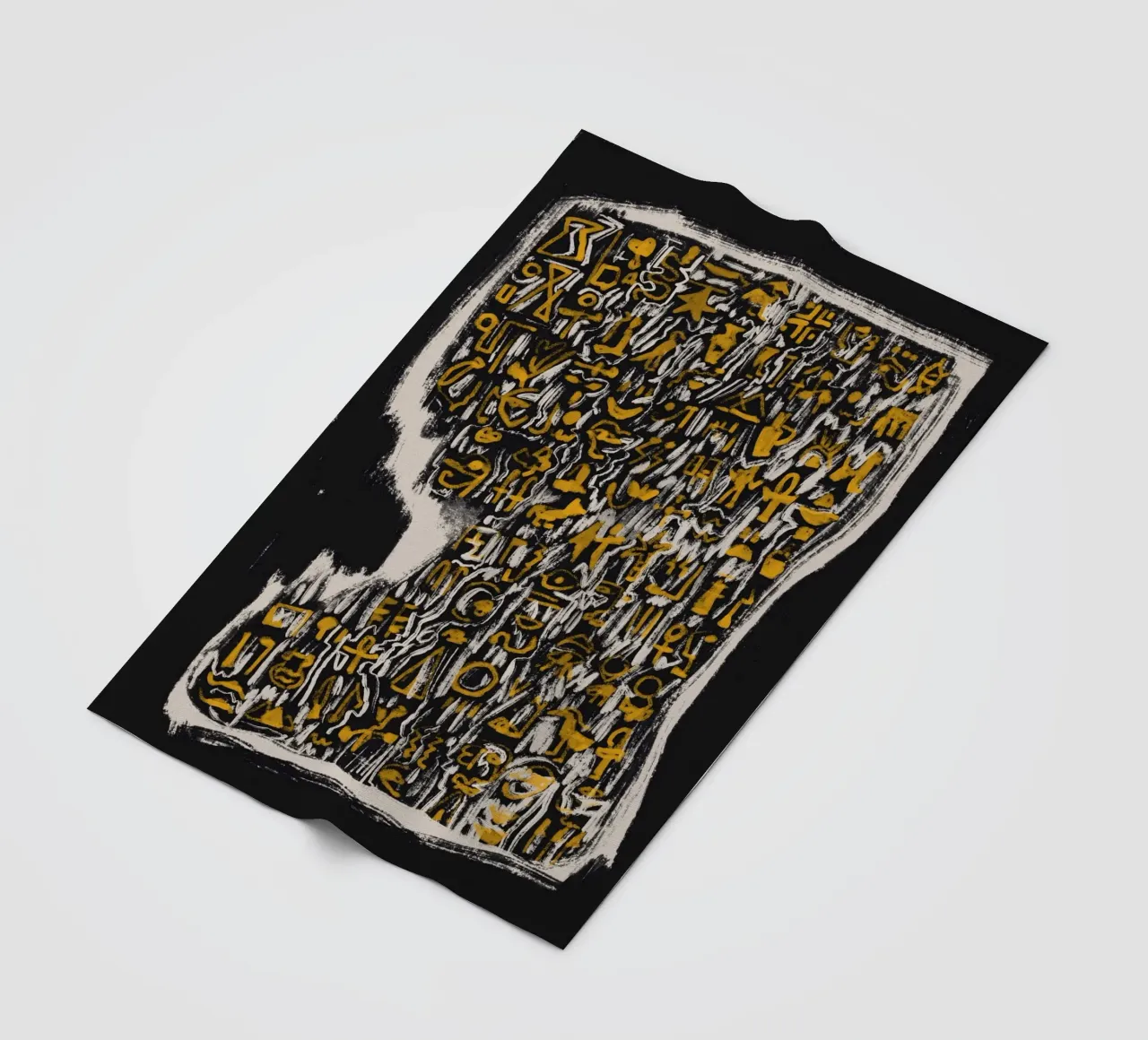 Skriptographie Fleecedecke von Little Dean