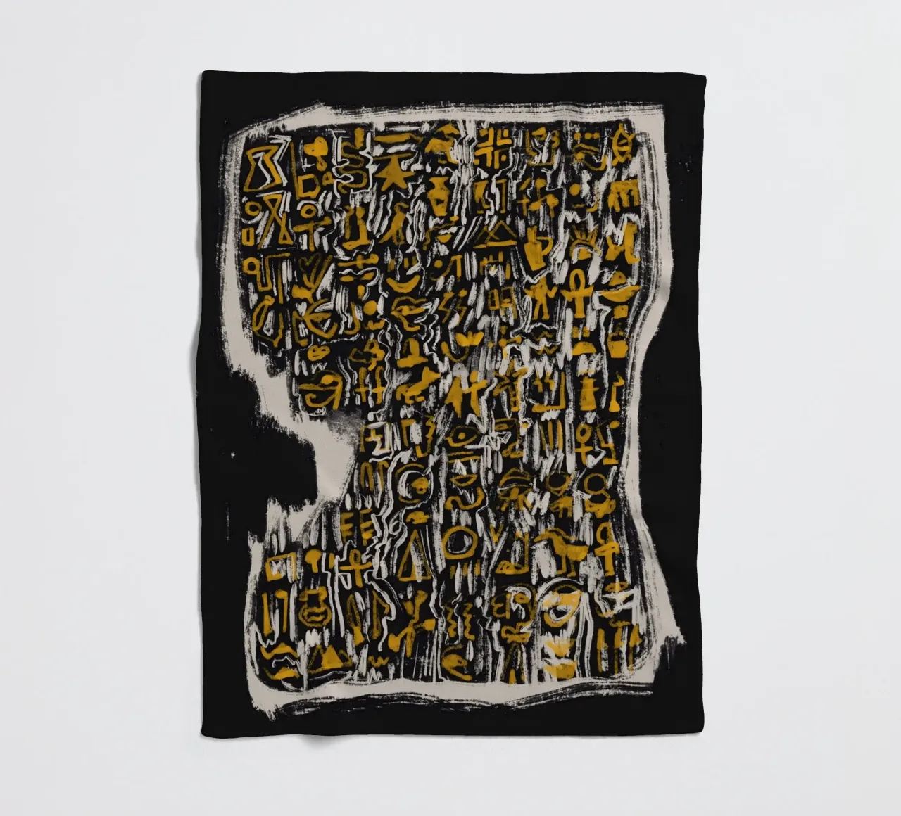 Skriptographie Fleecedecke von Little Dean