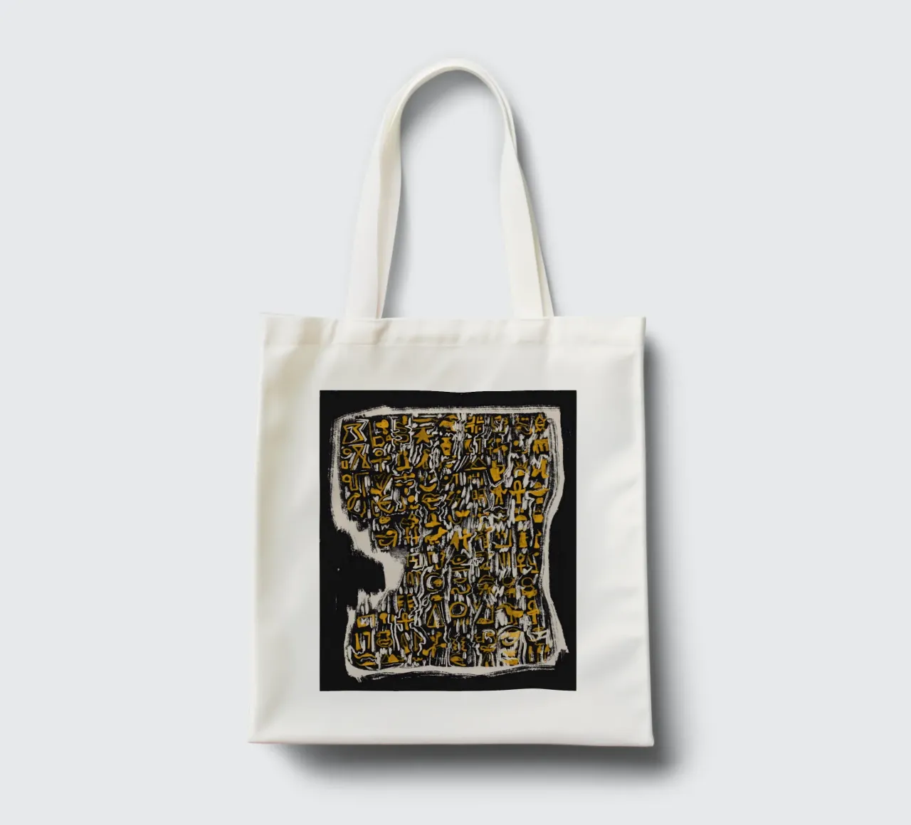 Scriptography tote bag by Little Dean