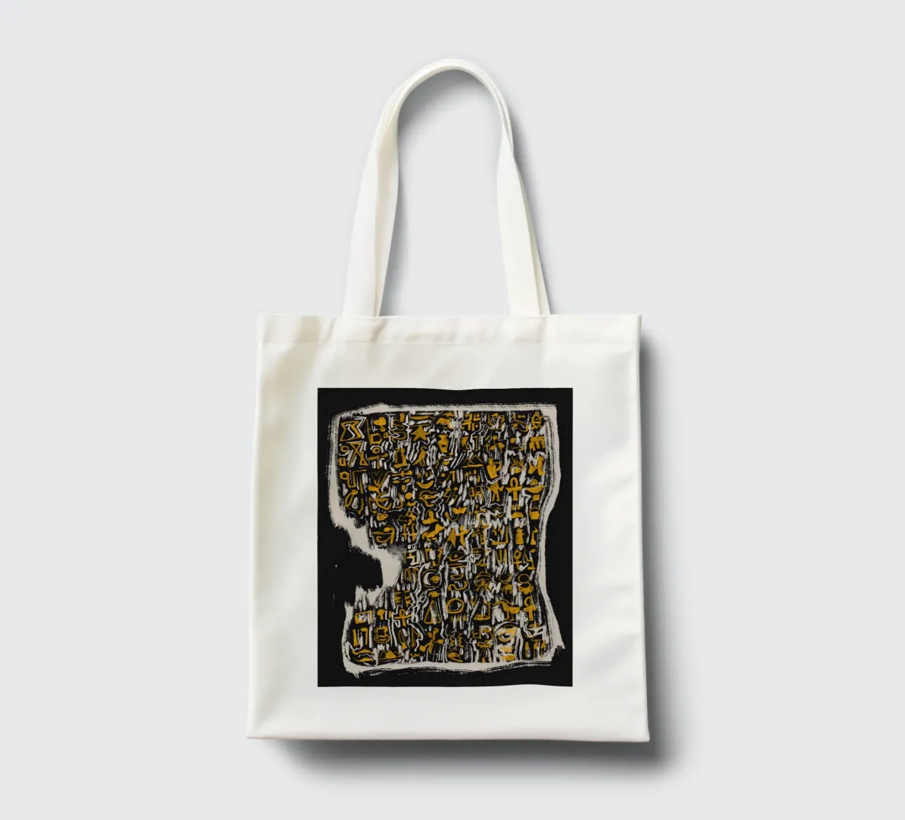 Scriptography tote bag by Little Dean