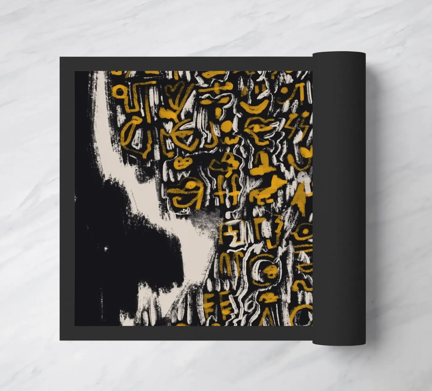 Scriptographie paillasson de Little Dean