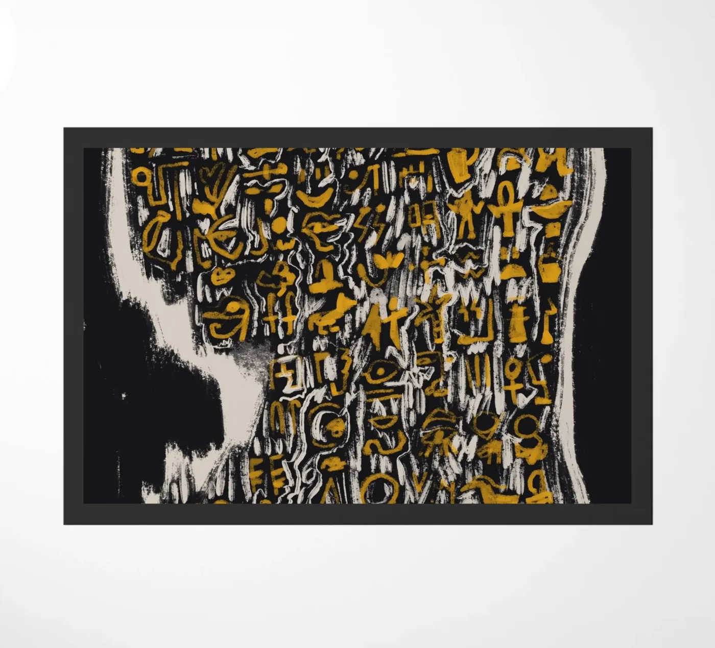 Scriptographie paillasson de Little Dean