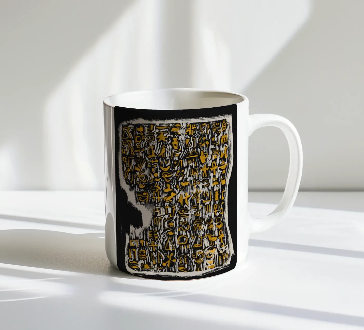 Scriptography Keramik Tasse von Little Dean