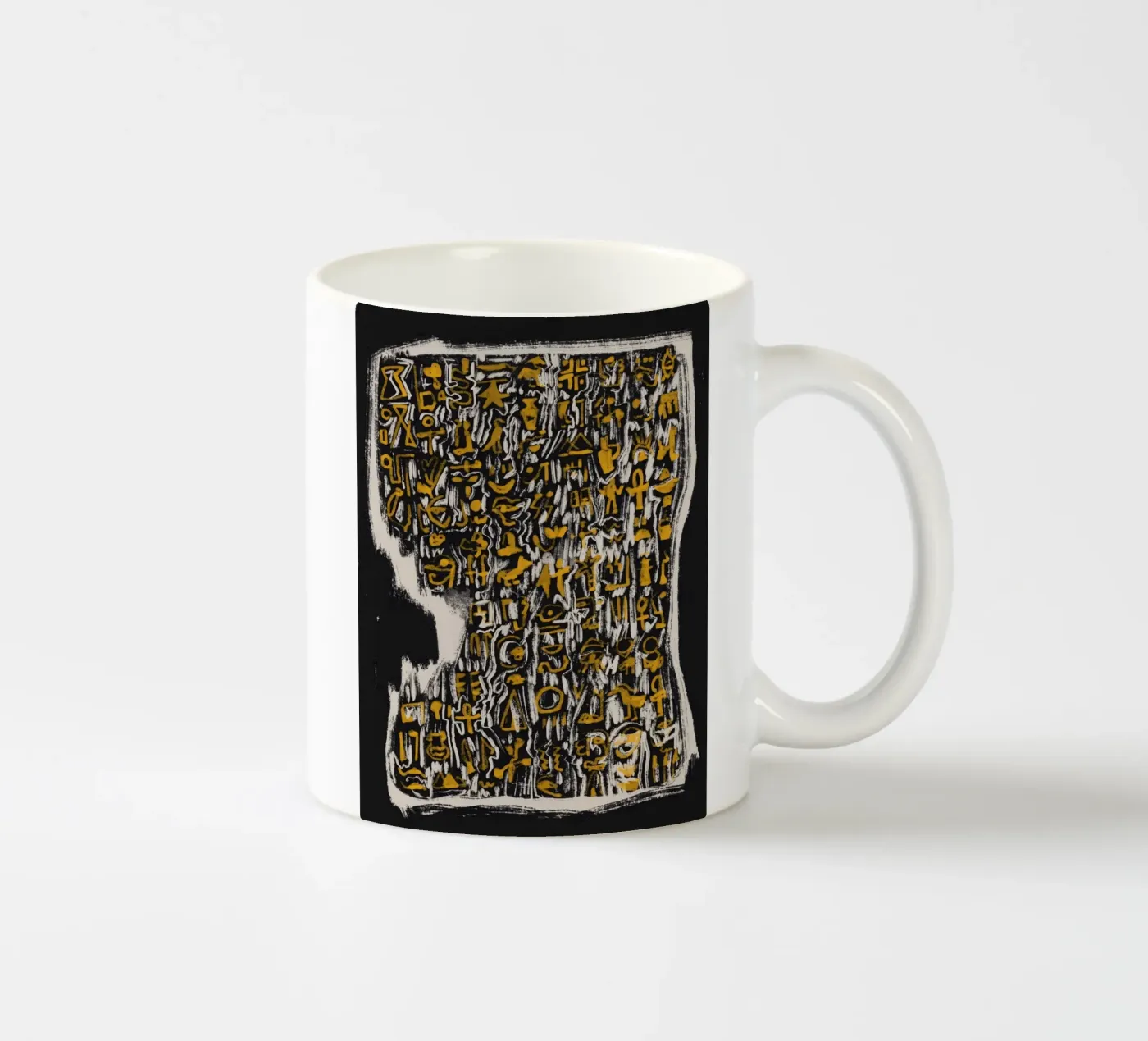 Scriptography Keramik Tasse von Little Dean
