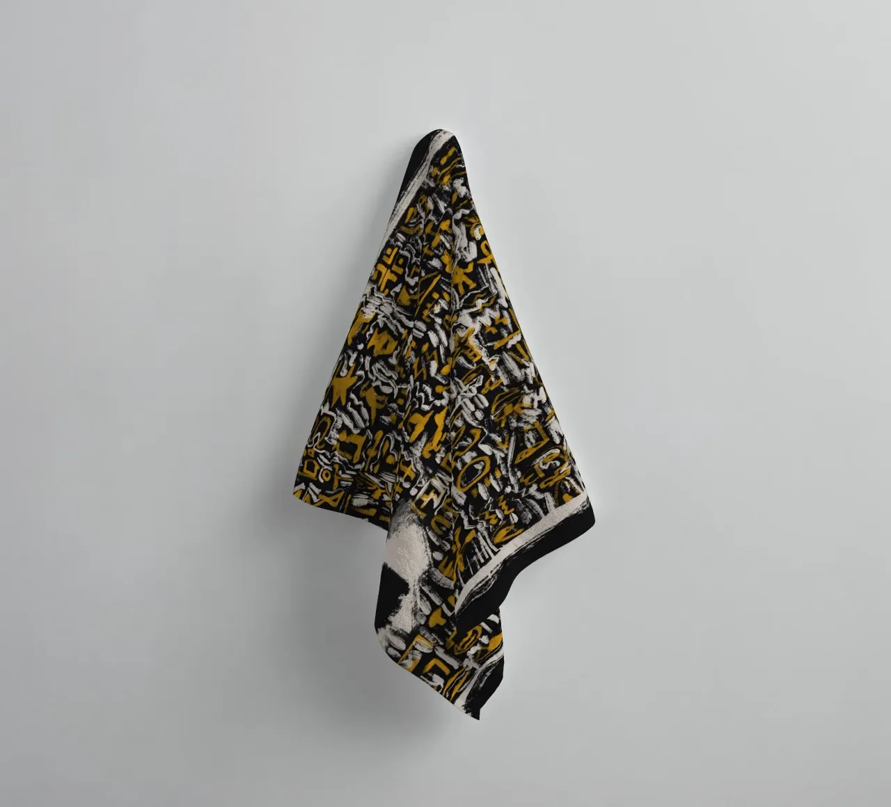 Scriptography towel by Little Dean