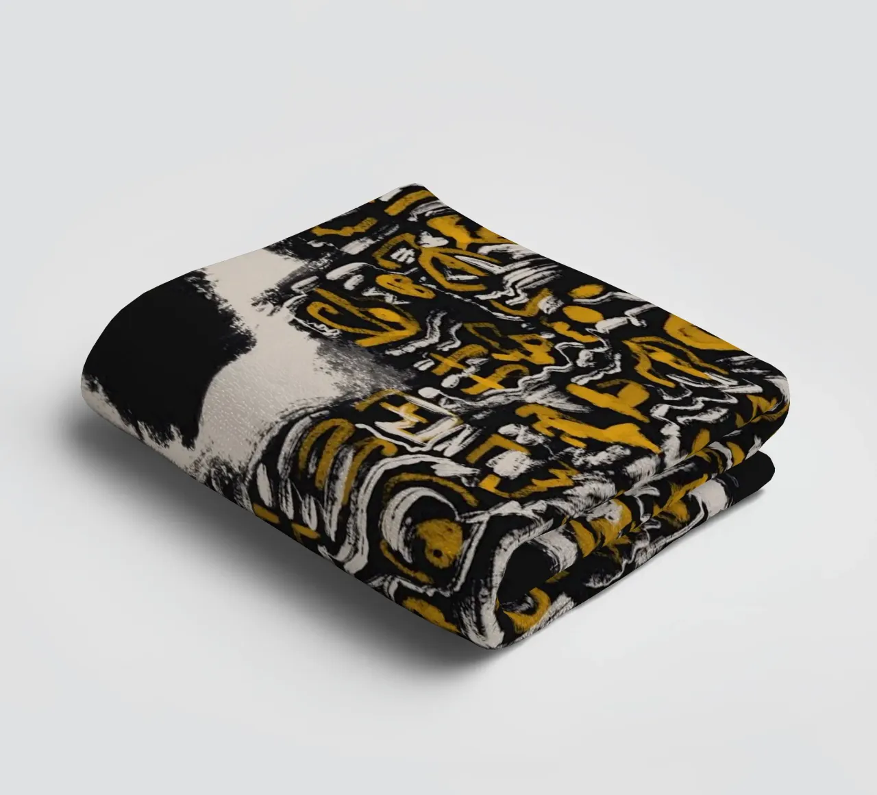 Scriptography towel by Little Dean