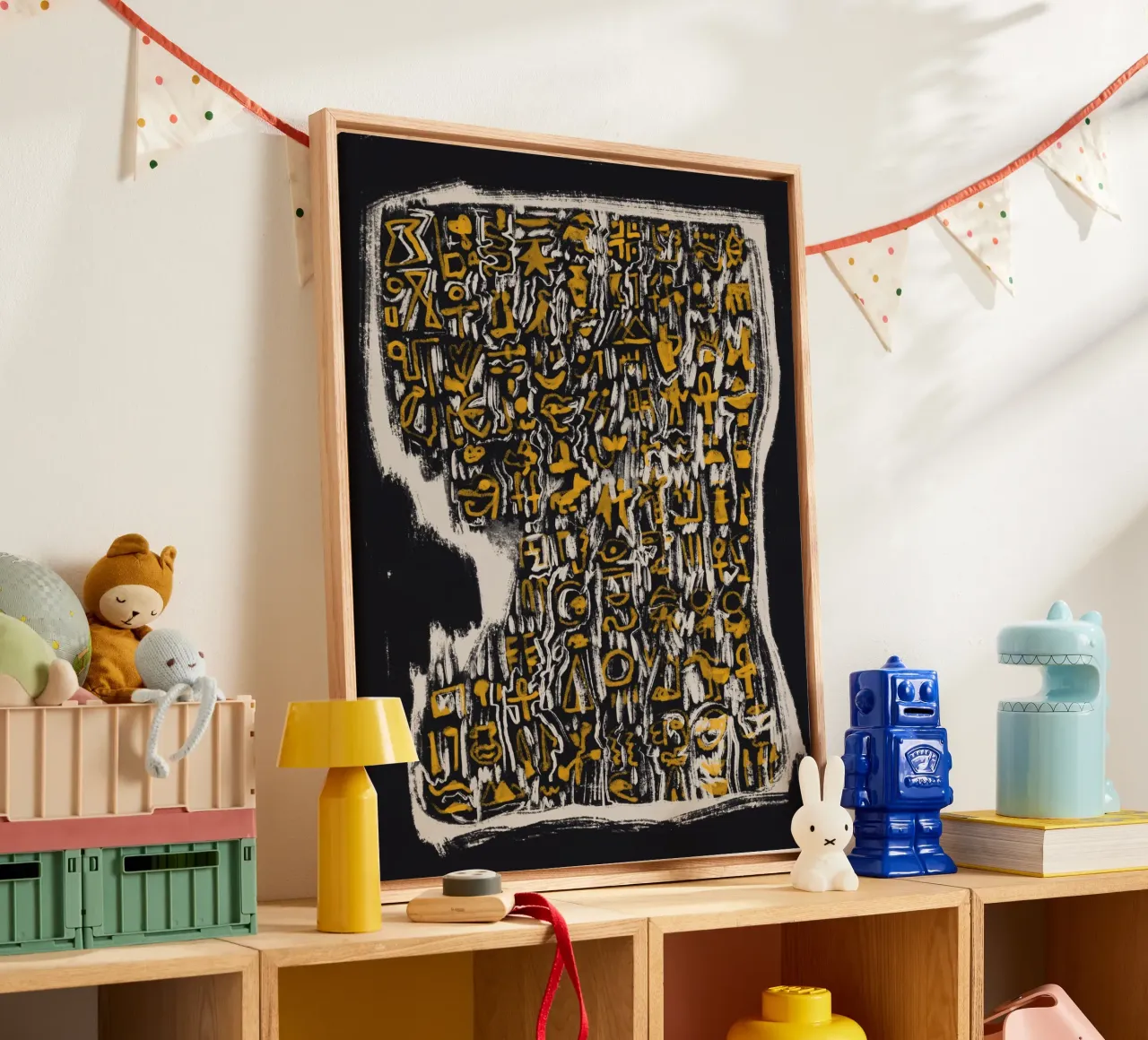Scriptography canvas by Little Dean