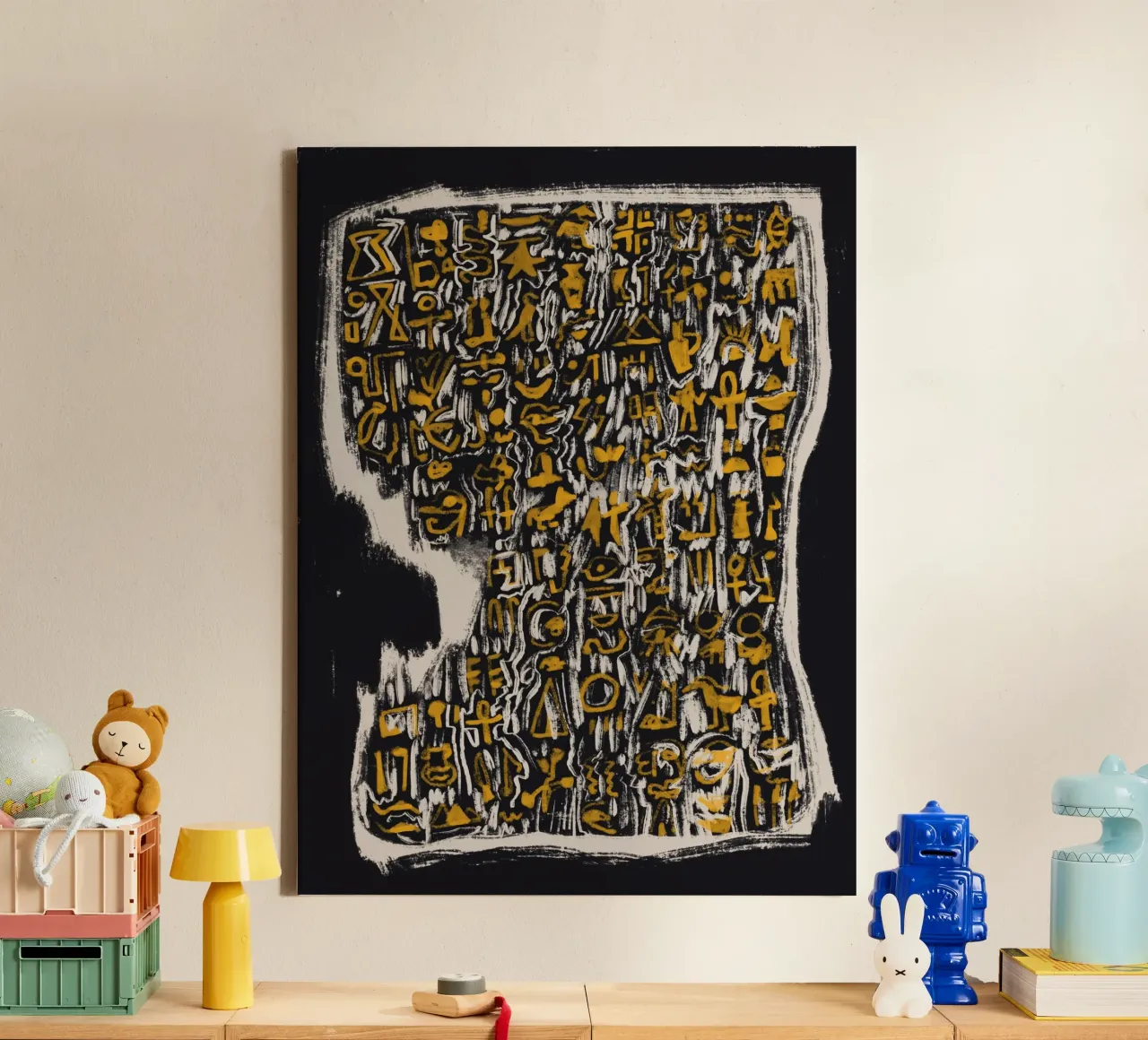 Scriptography canvas by Little Dean