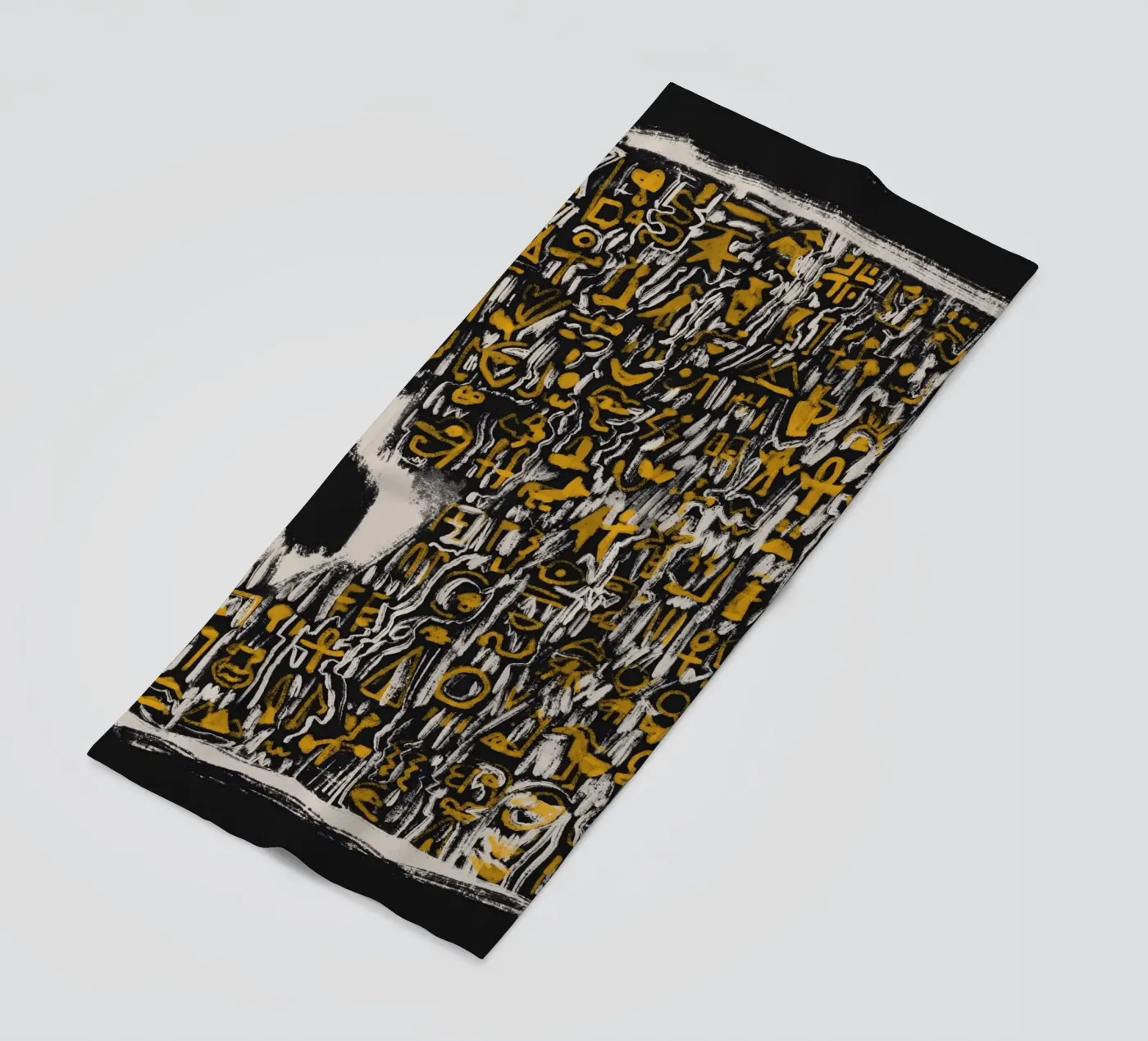 Scriptografie strandhanddoek van Little Dean