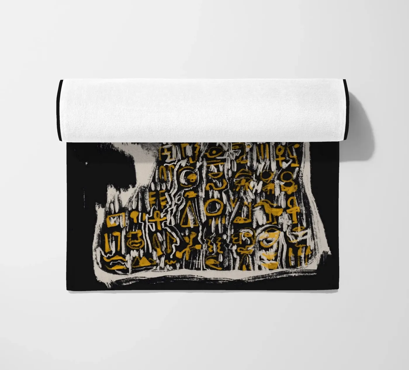 Scriptografie strandhanddoek van Little Dean