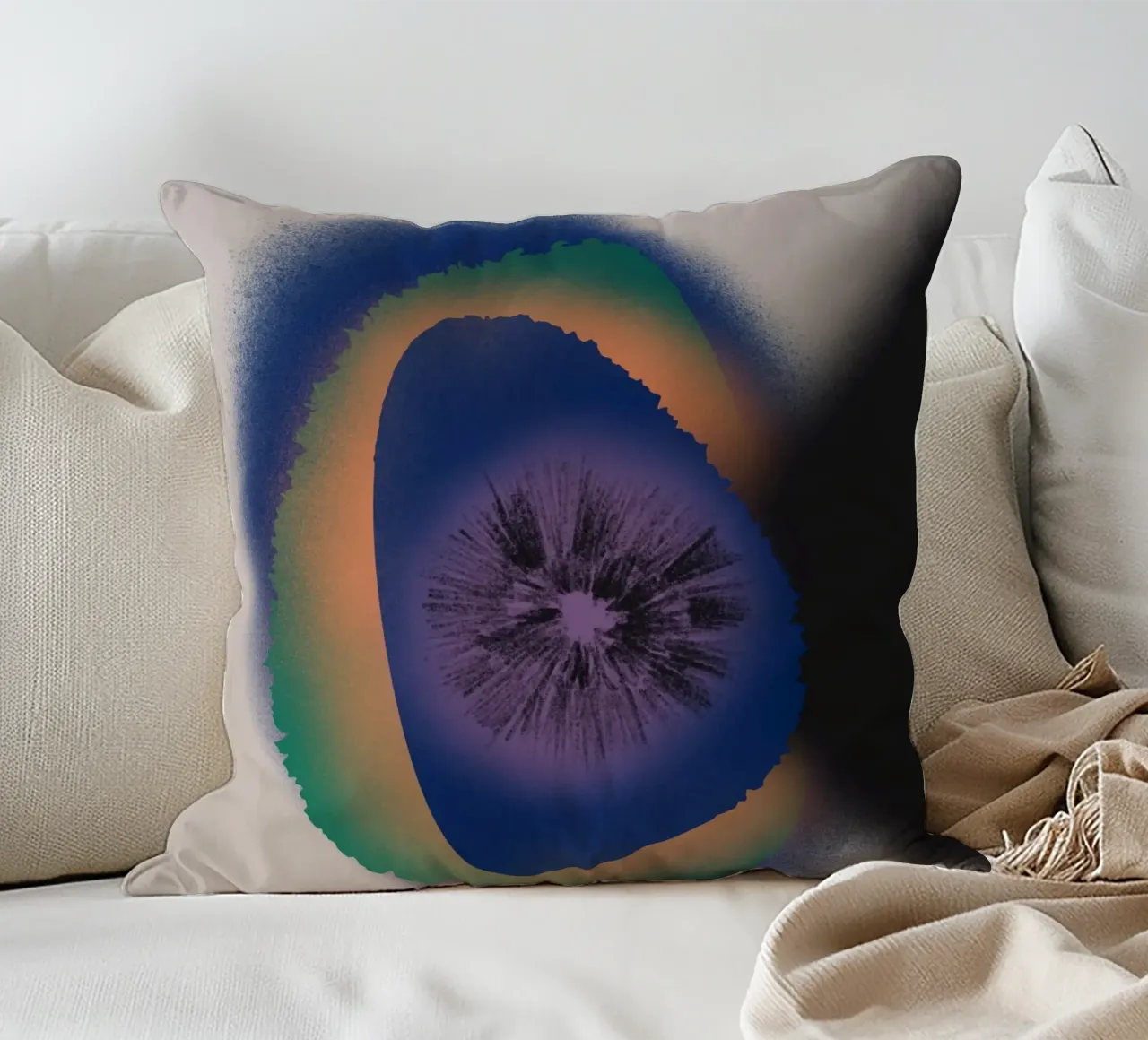Composizione cosmica 12 cuscino da Little Dean