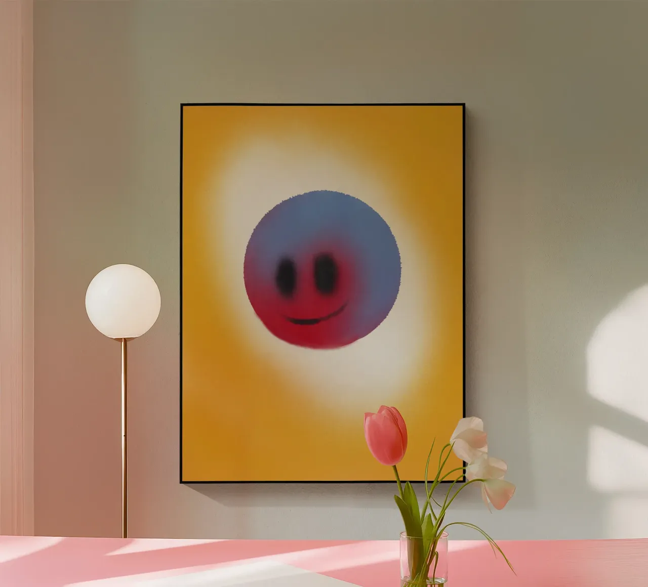 Sourire chaleureux plexiglas de Little Dean