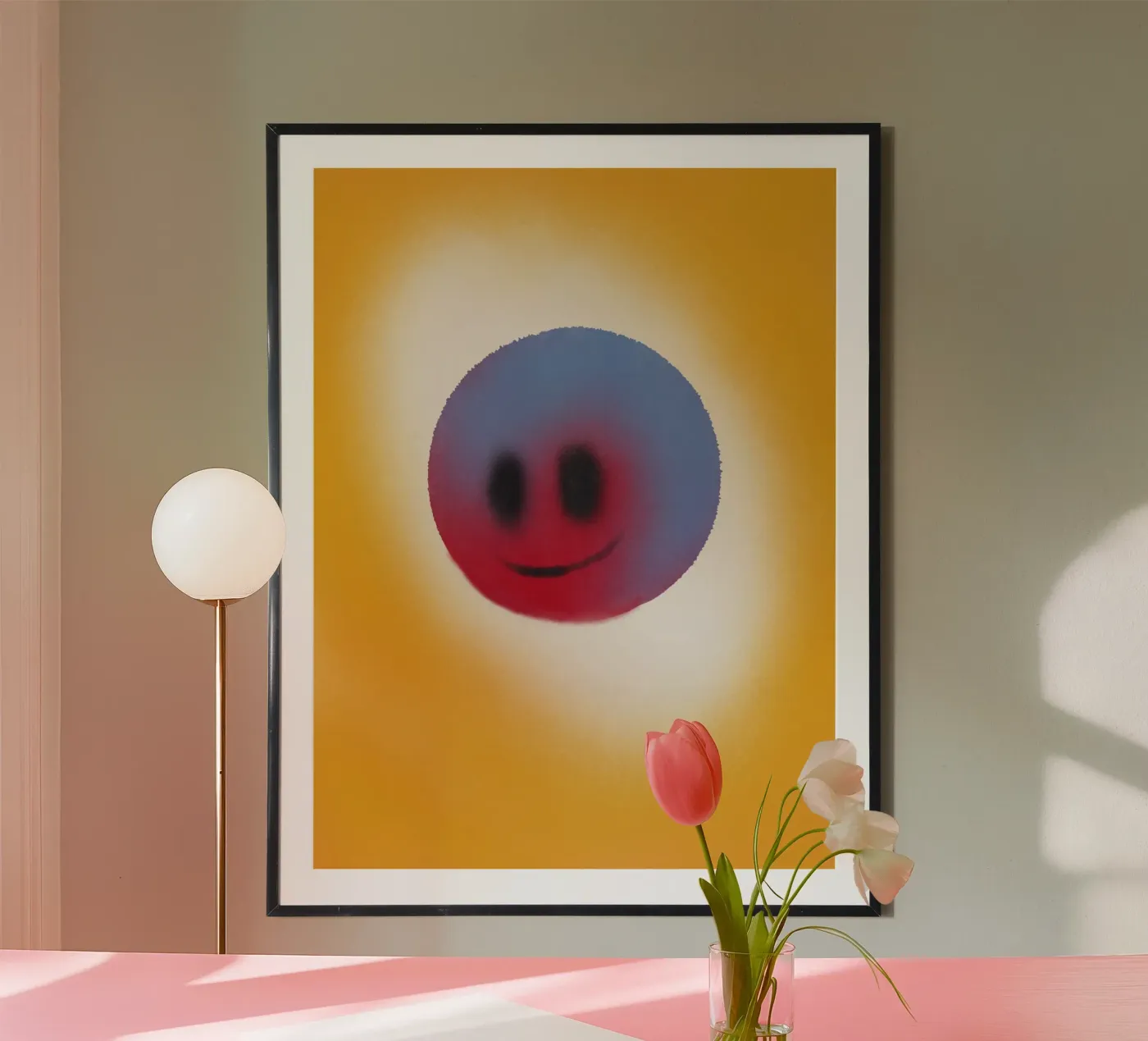 Warmer Smiley Poster von Little Dean