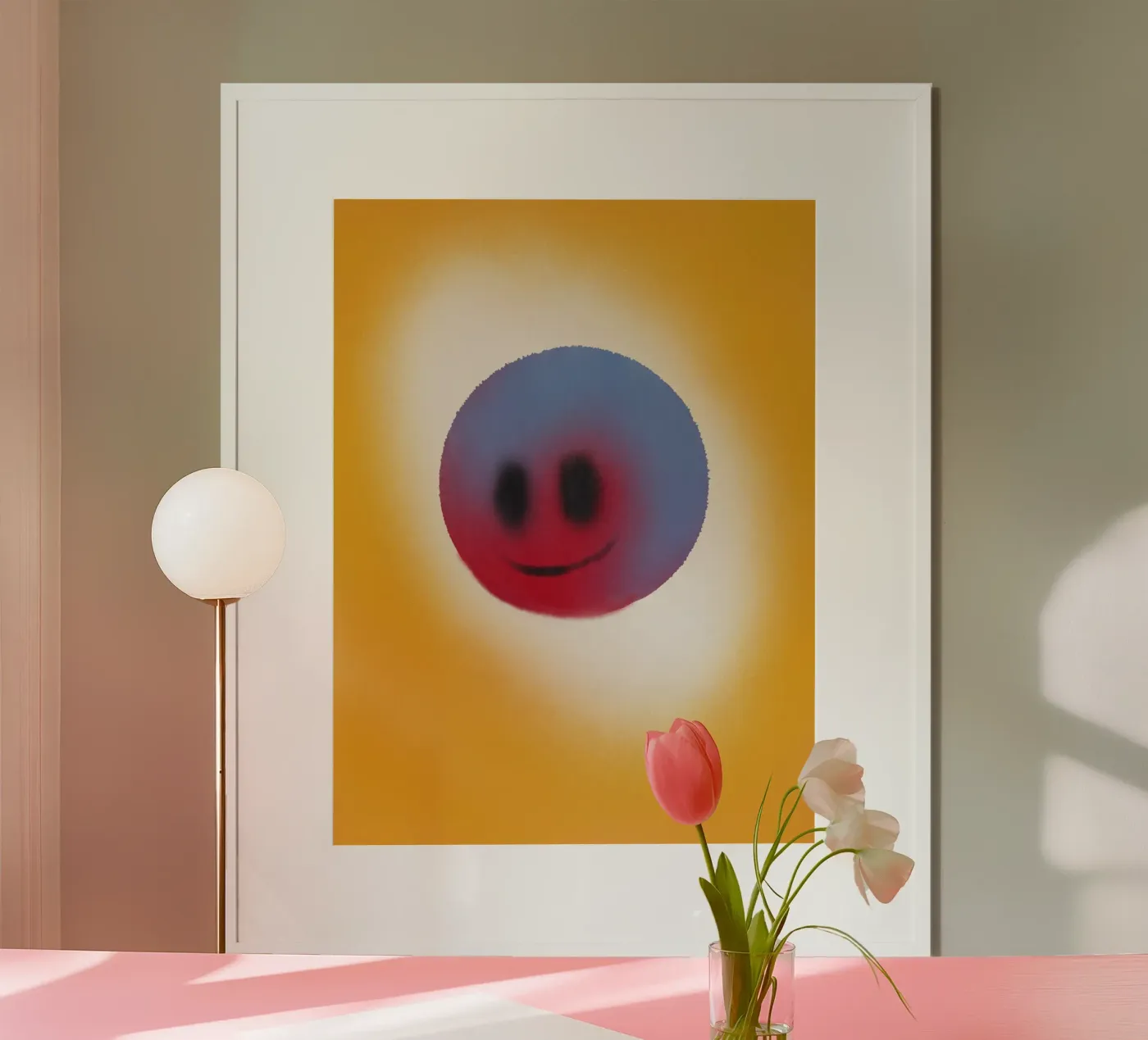 Warmer Smiley Poster von Little Dean