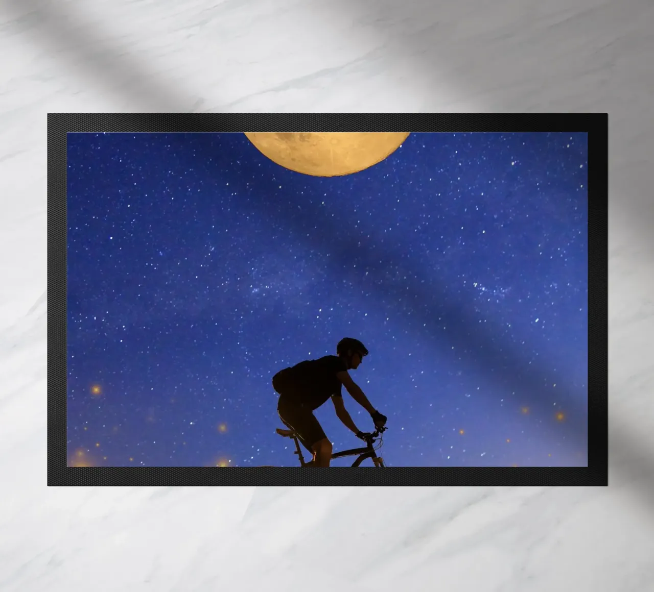 Cavalcata notturna sotto la luna zerbino da Berwies Artwork
