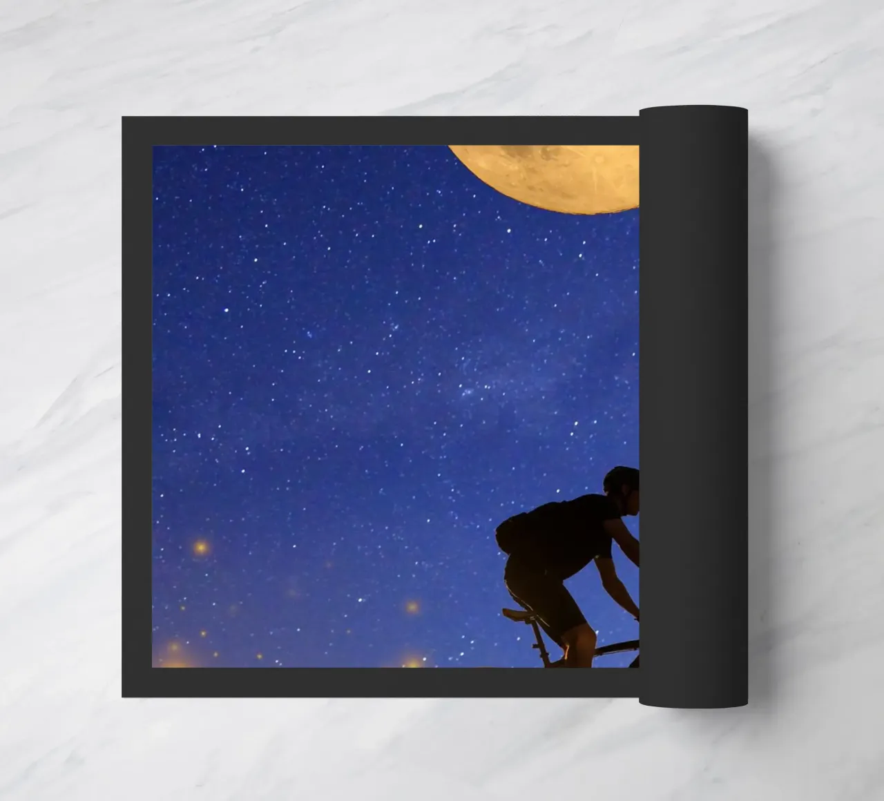 Cavalcata notturna sotto la luna zerbino da Berwies Artwork