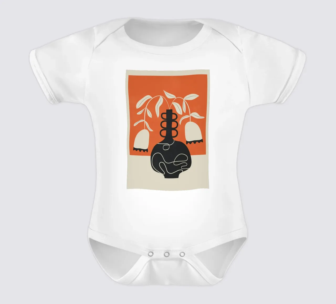Quiet Elegance 3 body neonato maniche corte da Nadjaa