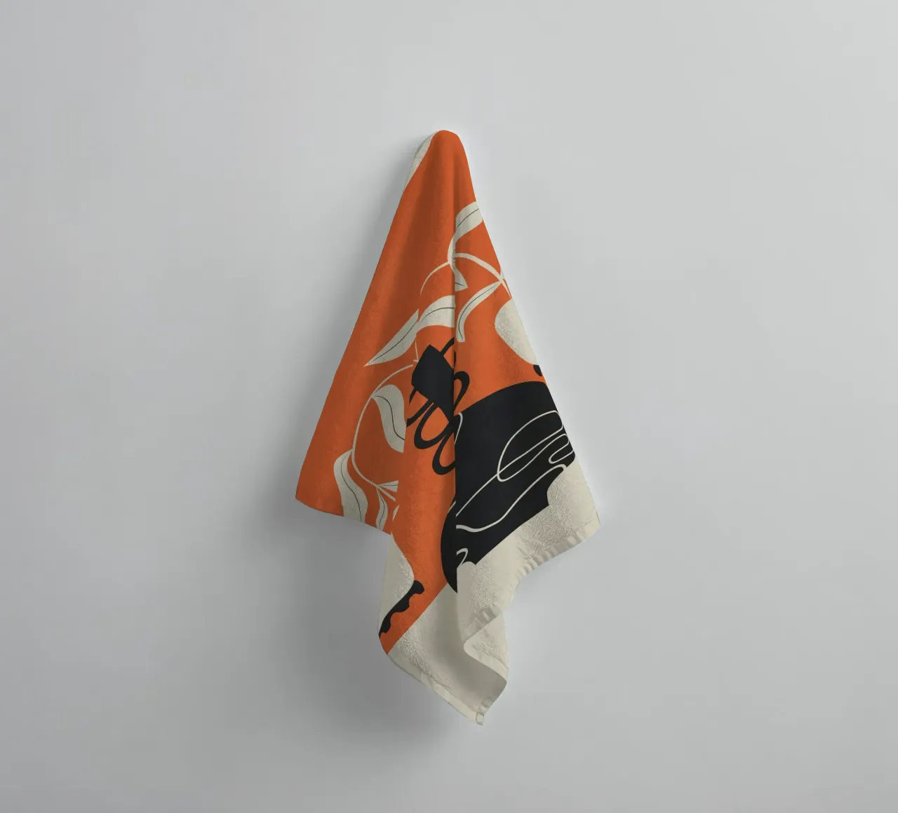 Quiet Elegance 3 towel by Nadjaa