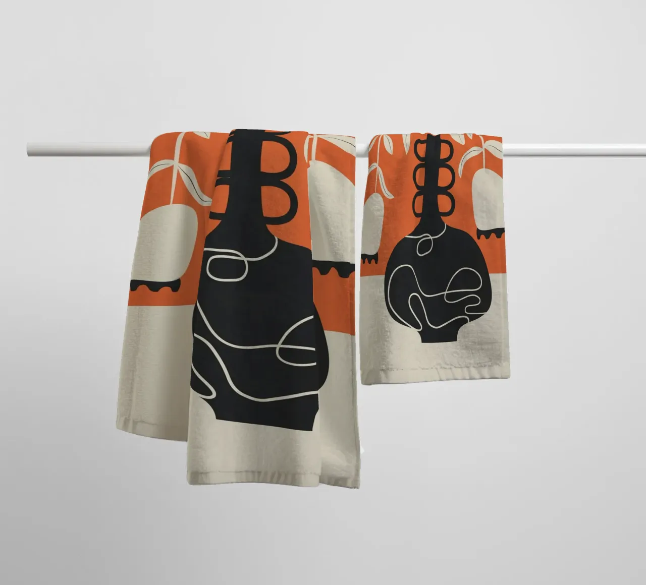 Quiet Elegance 3 towel by Nadjaa