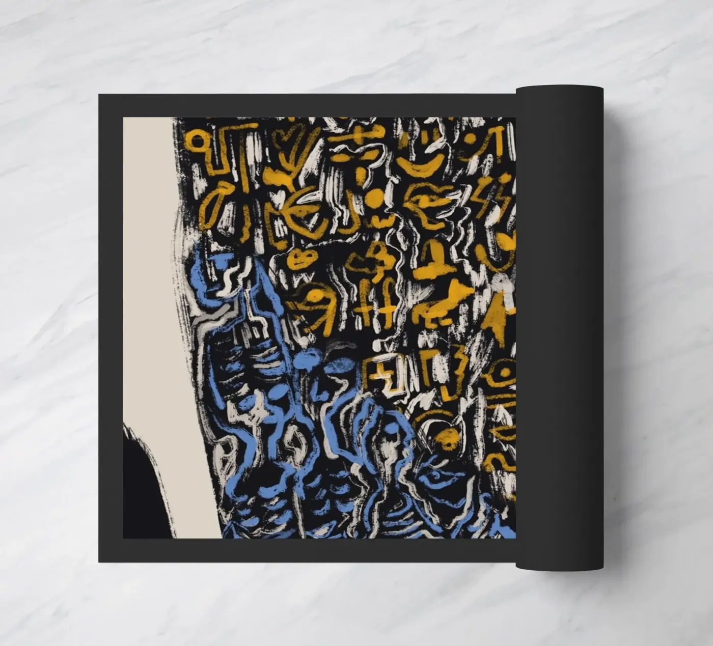 Scriptografie 02 deurmat van Little Dean