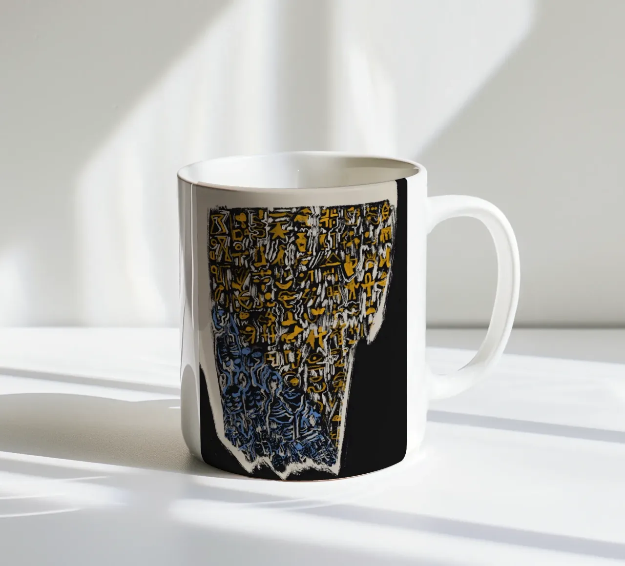 Scriptografia 02 tazza in ceramica da Little Dean