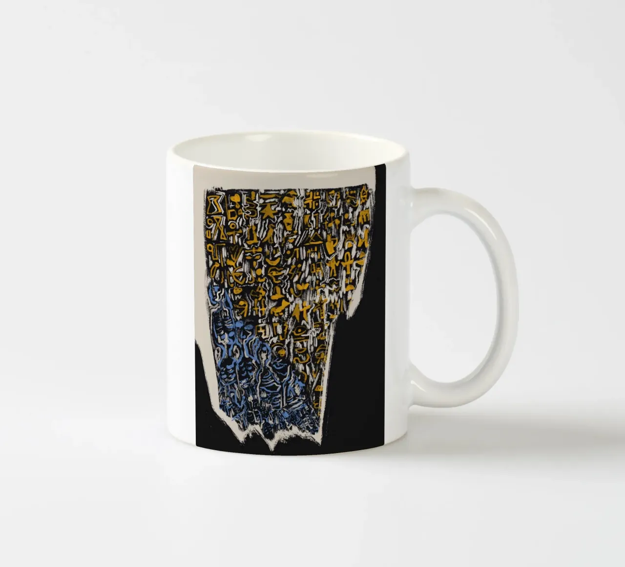 Scriptografia 02 tazza in ceramica da Little Dean