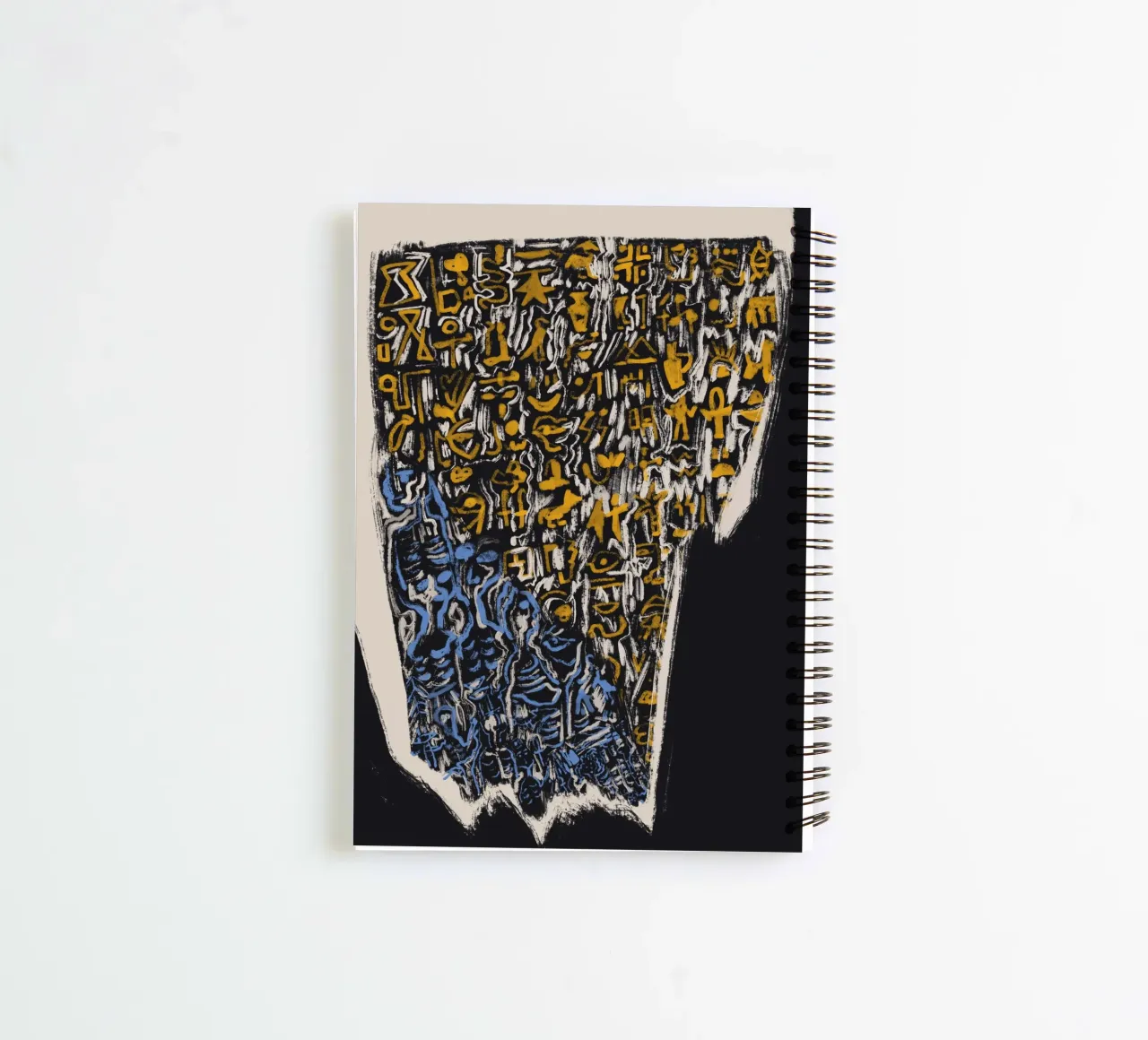 Scriptography 02 spiral notebook by Little Dean