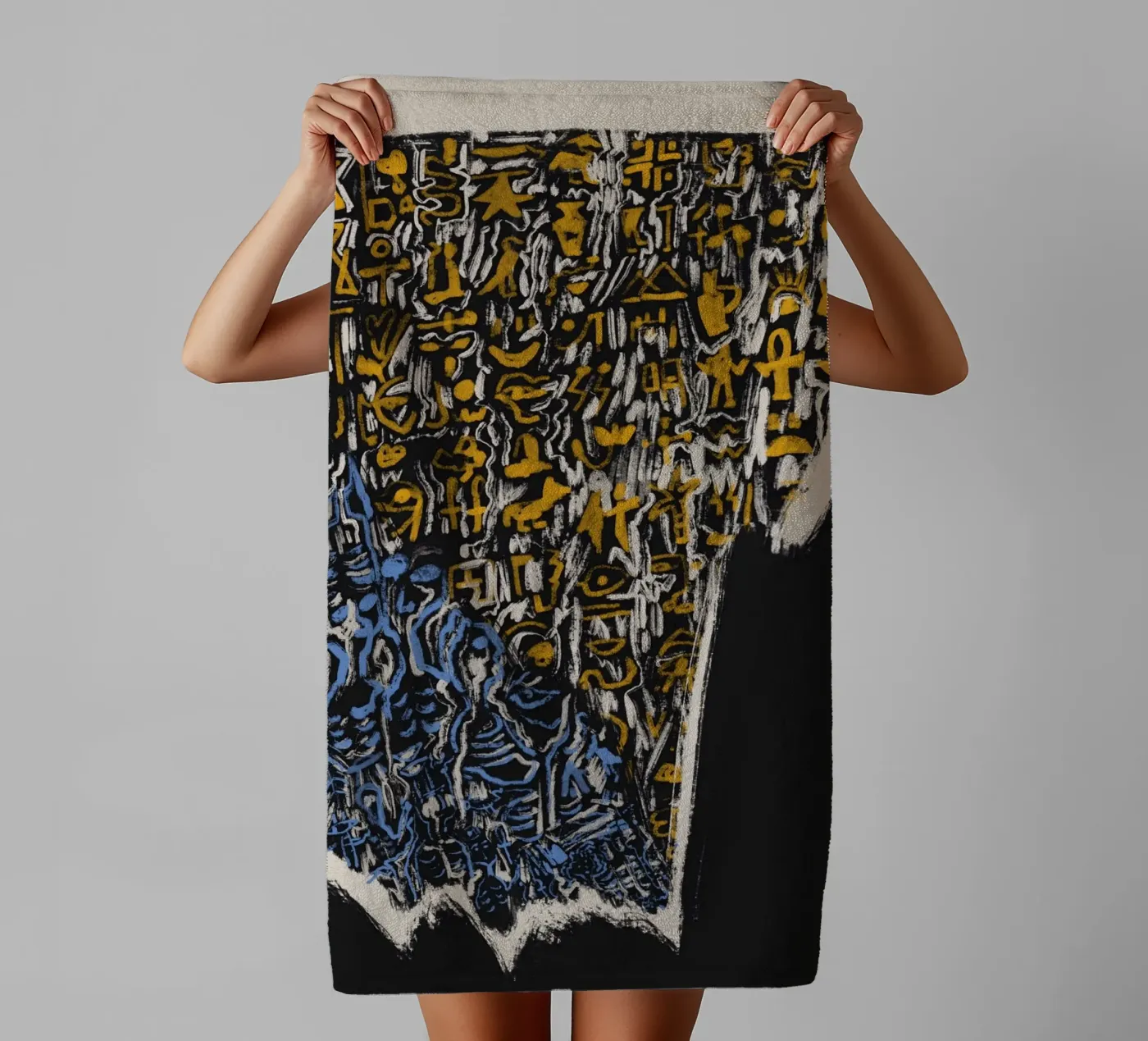 Skriptographie 02 Handtuch von Little Dean