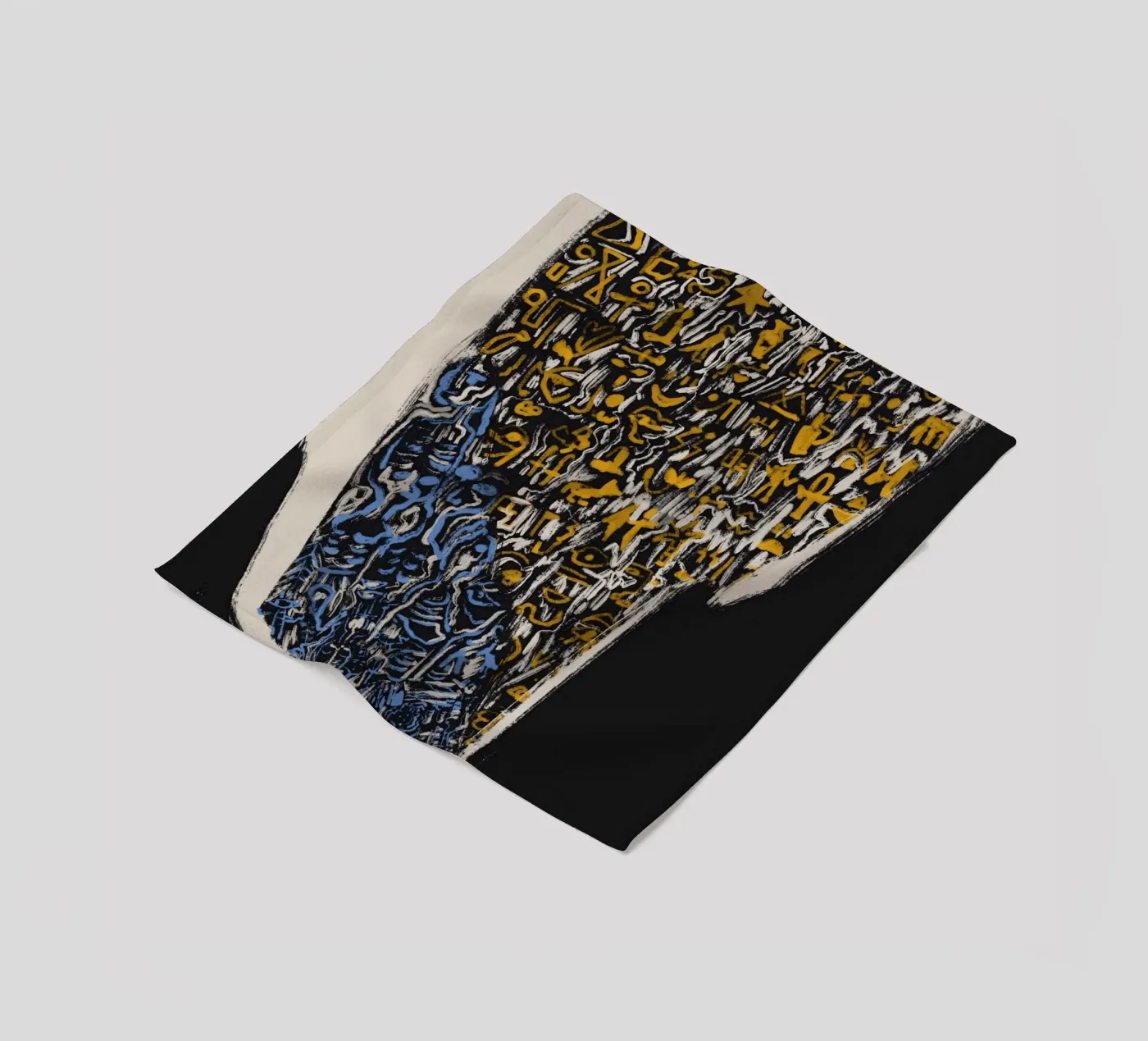 Scriptography 02 fleecedeken van Little Dean