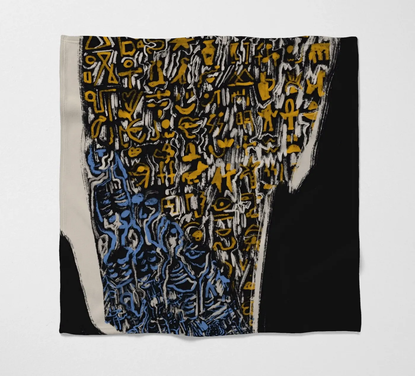 Scriptography 02 fleecedeken van Little Dean