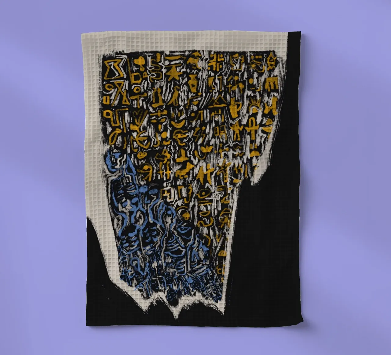 Scriptography 02 Geschirrtuch von Little Dean