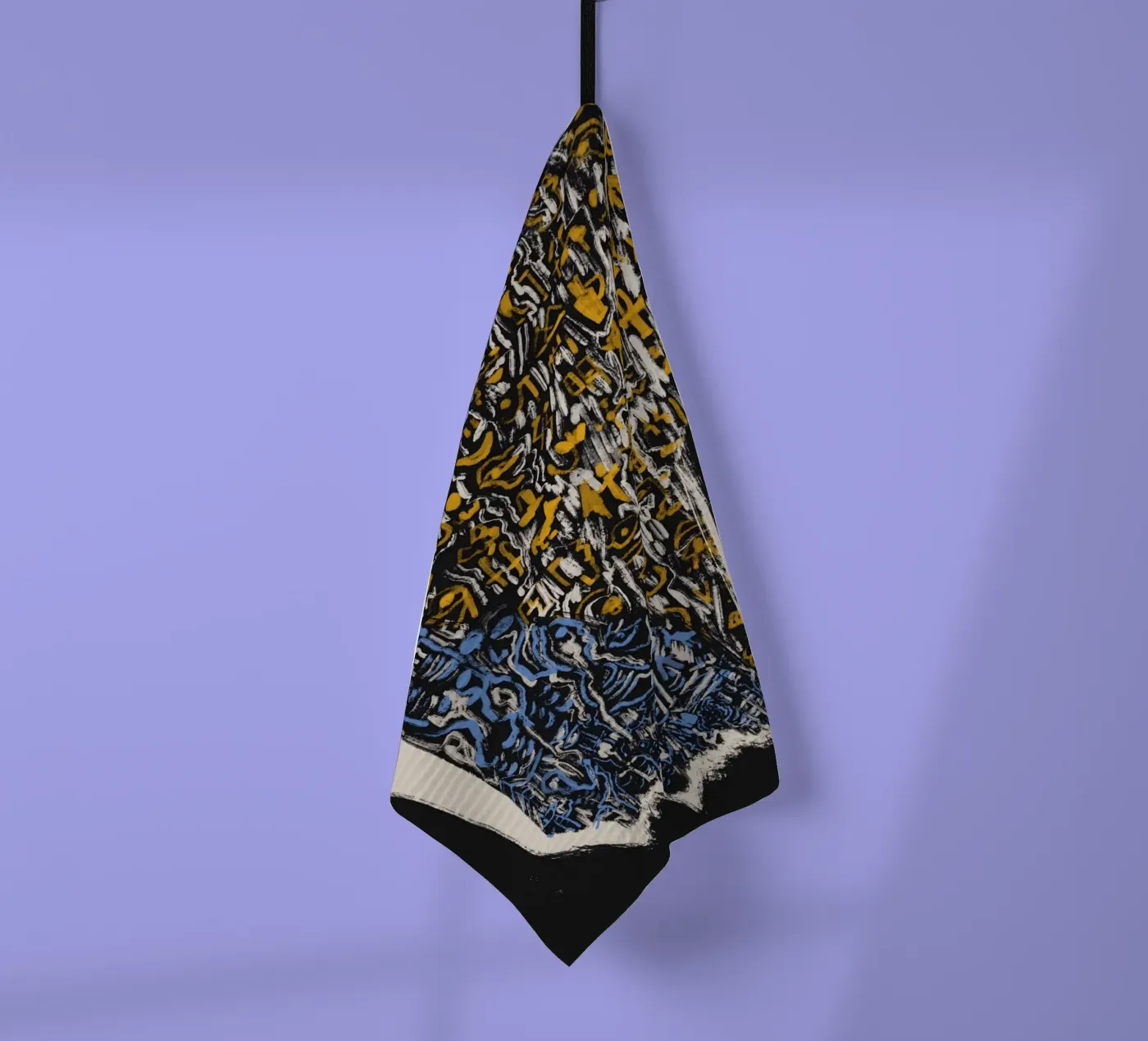 Scriptography 02 Geschirrtuch von Little Dean