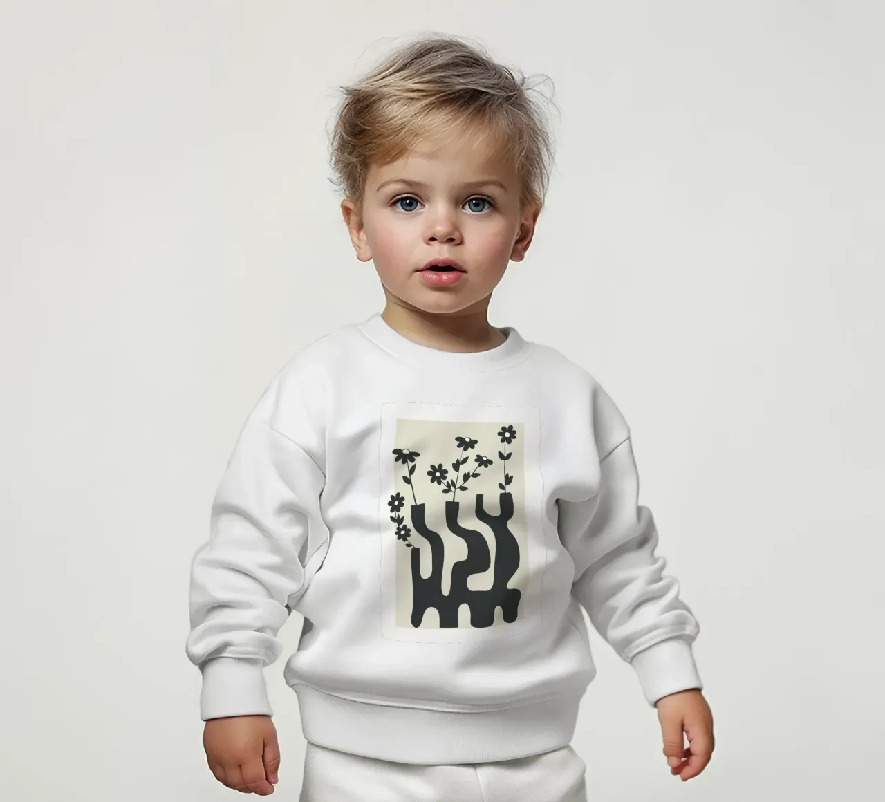Simplicity in Bloom 1 Baby Sweatshirt von Nadjaa