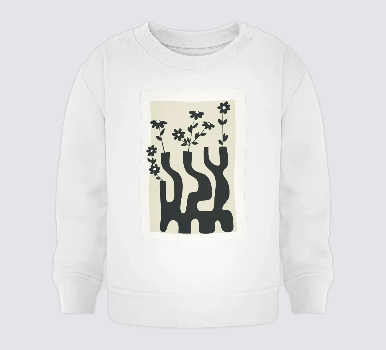 Simplicity in Bloom 1 Baby Sweatshirt von Nadjaa