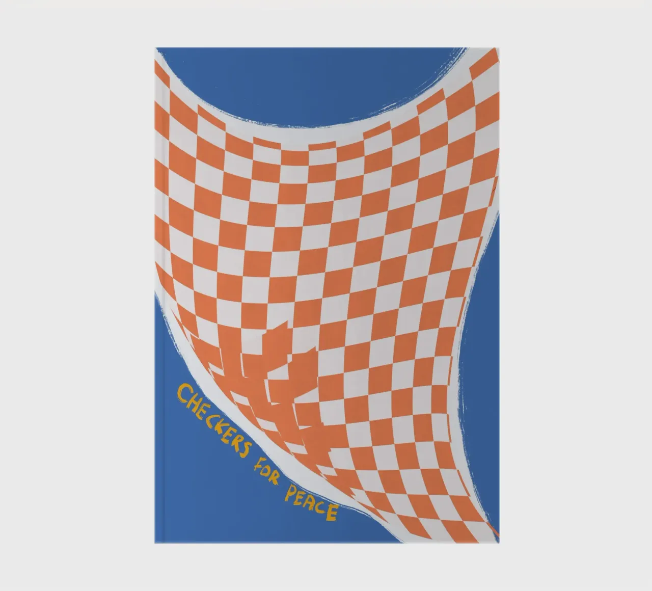 Checkers for peace notebook by Little Dean