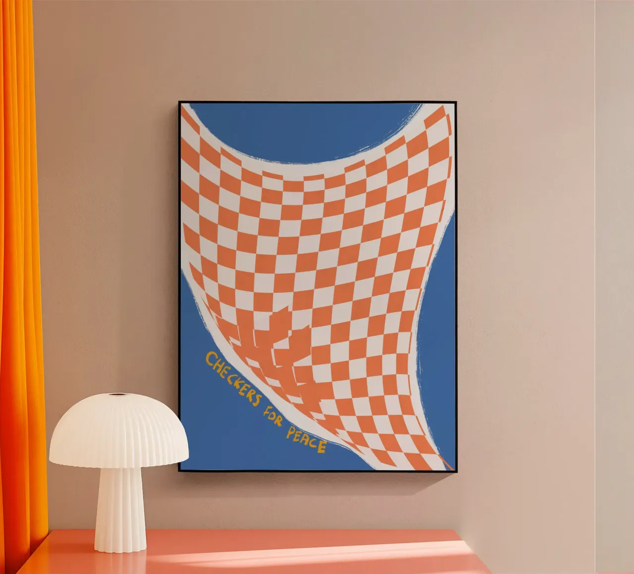 Dama per la pace plexiglass da Little Dean