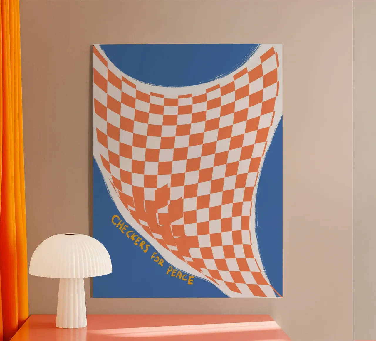 Dama per la pace plexiglass da Little Dean