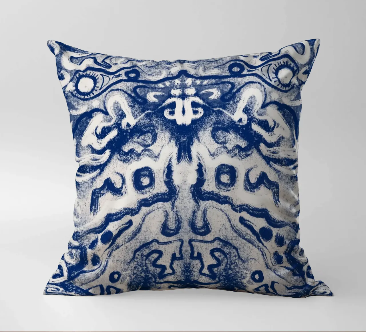 Cina blu rorschach cuscino da Little Dean