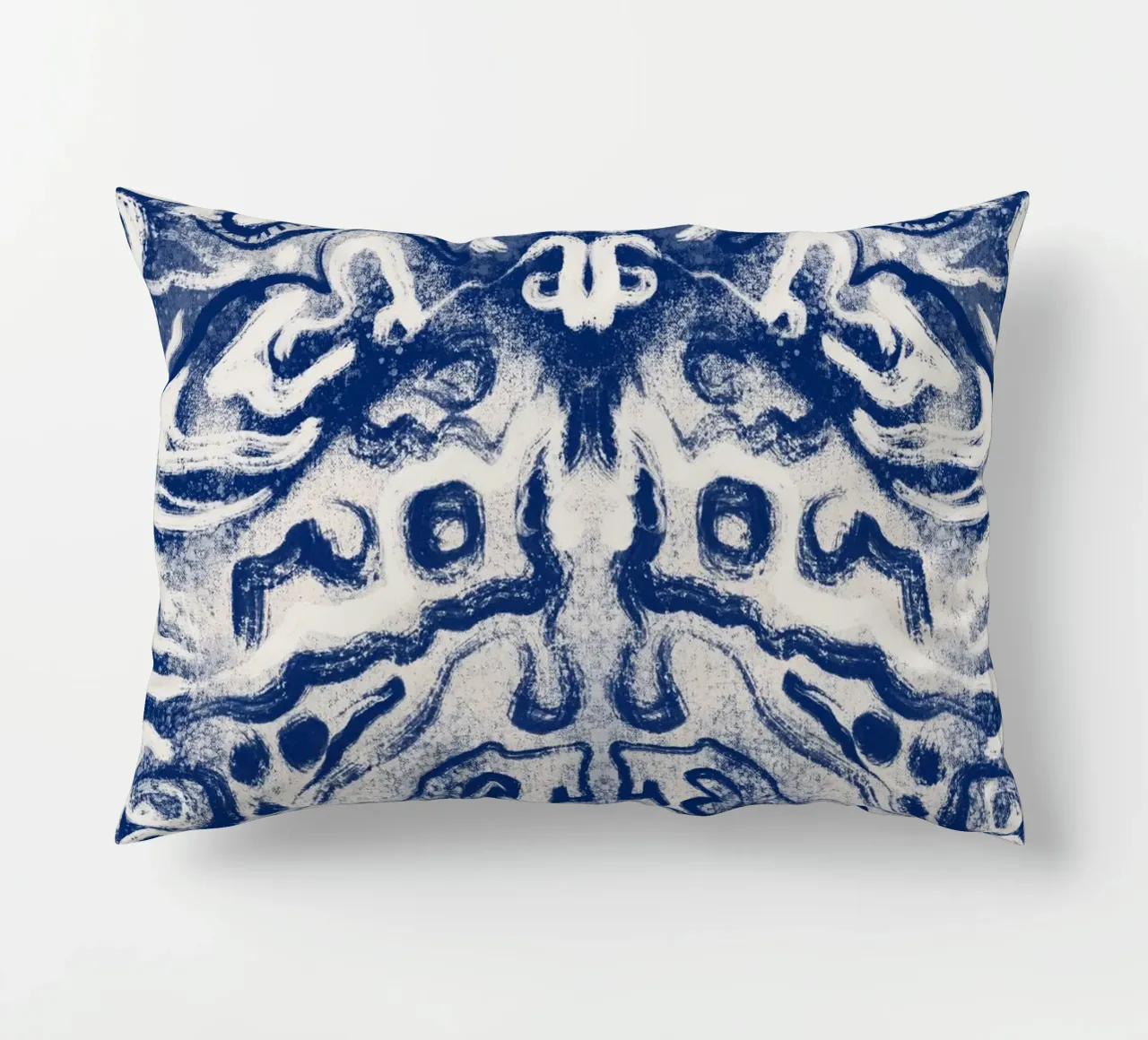 Cina blu rorschach cuscino da Little Dean